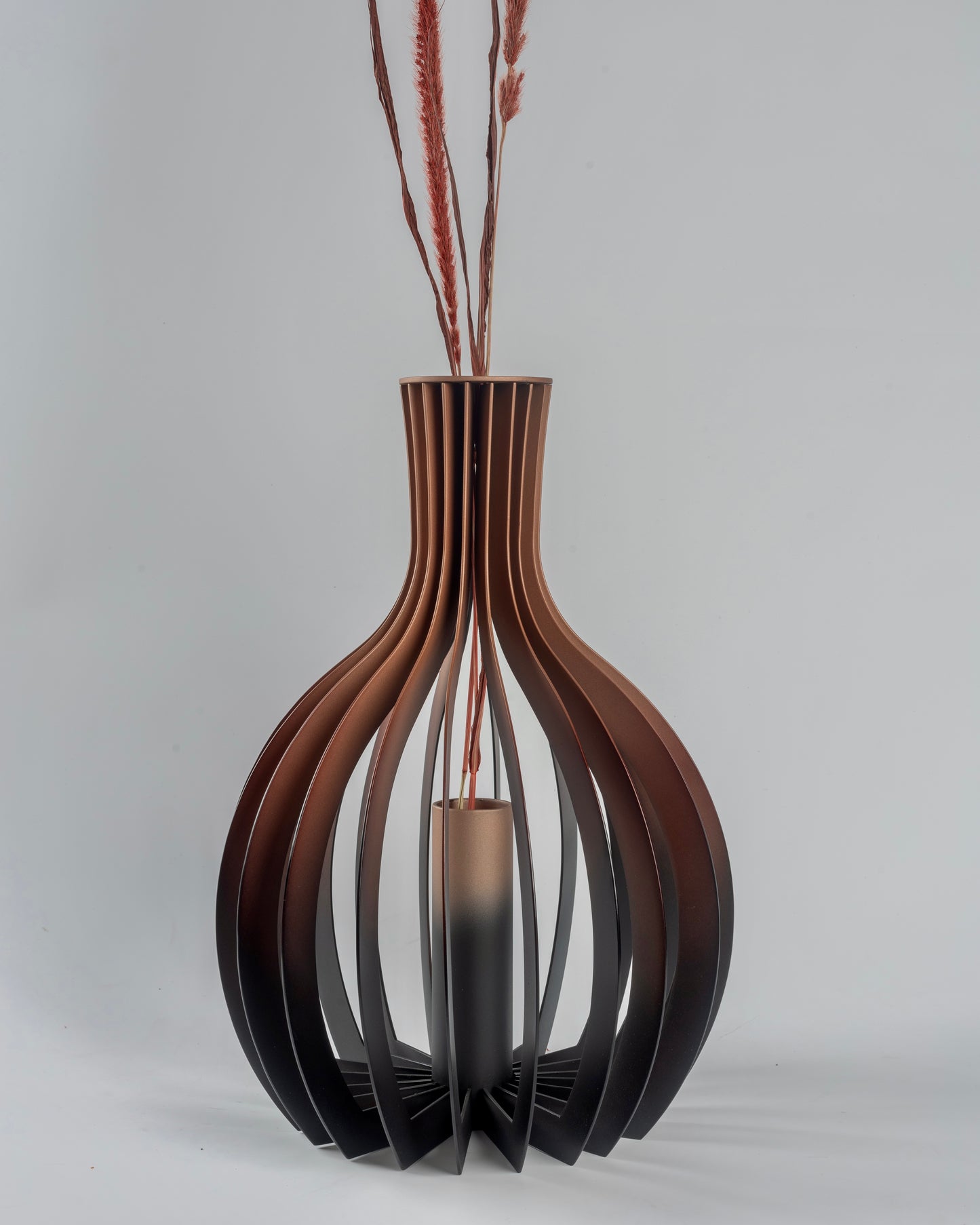 Blossom - designer floral metal sculpture for contemporary luxury home decor by OLKAP