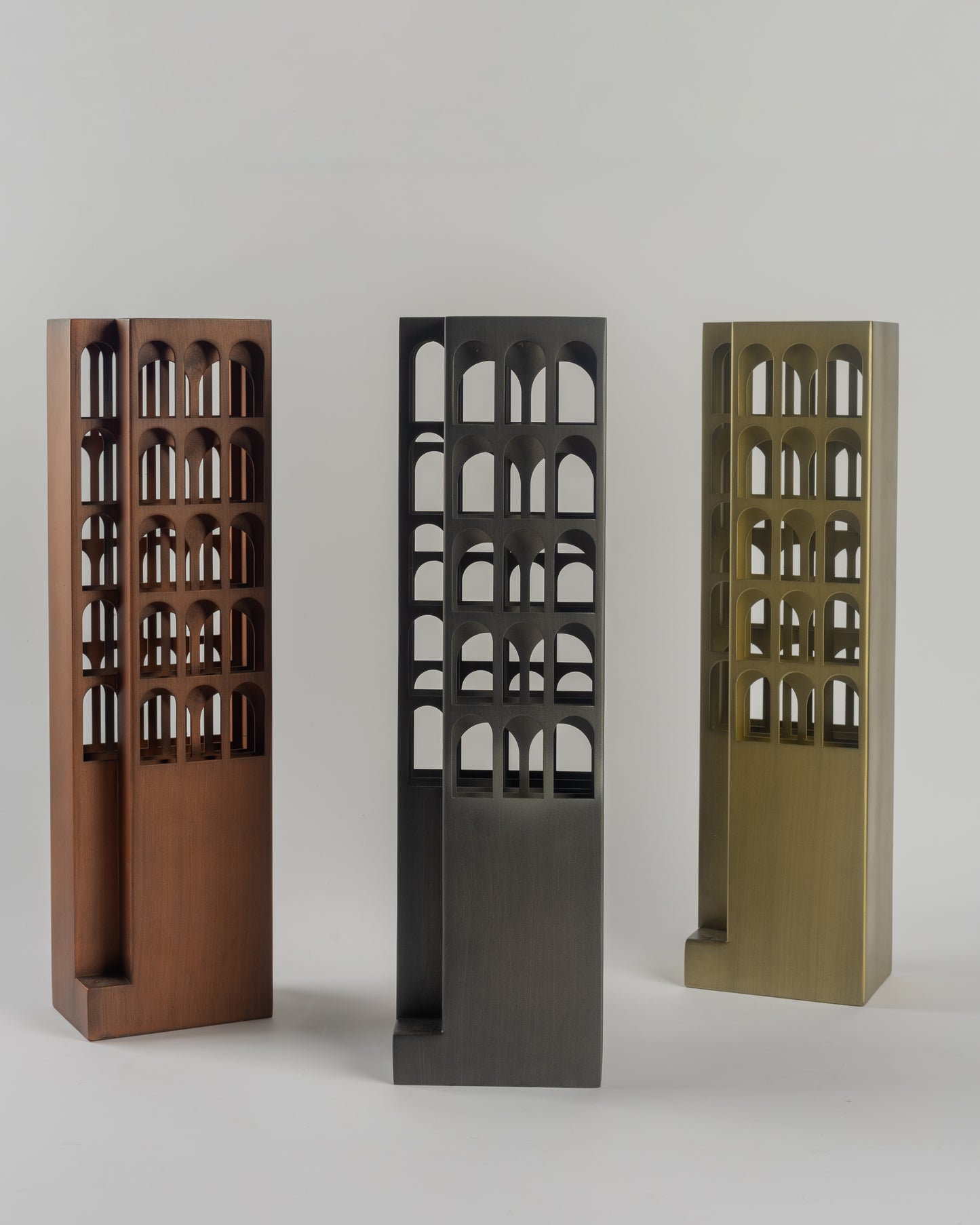 Arcana - designer artistic metal sculpture for contemporary luxury home decor by Olkap