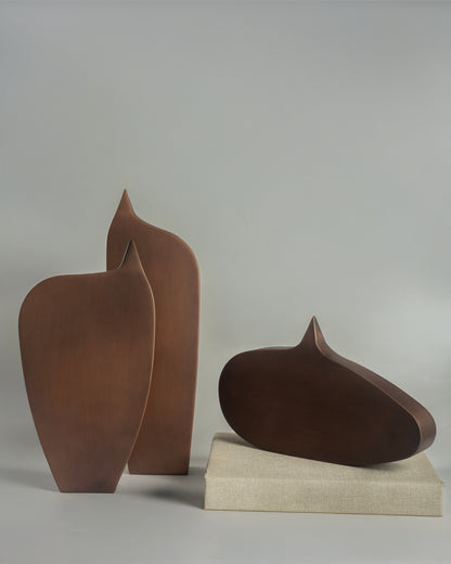 Balance - designer metal decorative object for contemporary luxury home decor by Olkap