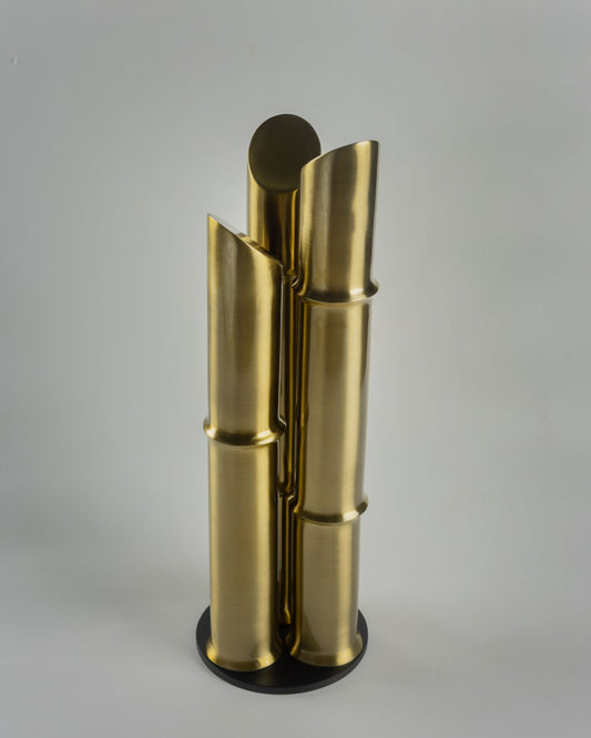 Bamboo - premium organic style metal sculpture for luxury interiors by Olkap