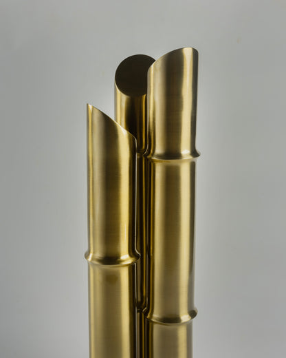 Bamboo - premium organic style metal sculpture for luxury interiors by Olkap