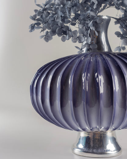 Bellow - designer tiered metal bowl for contemporary luxury home decor by OLKAP