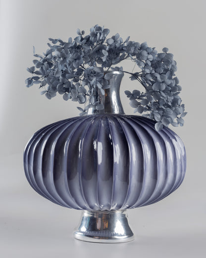 Bellow - designer tiered metal bowl for contemporary luxury home decor by OLKAP