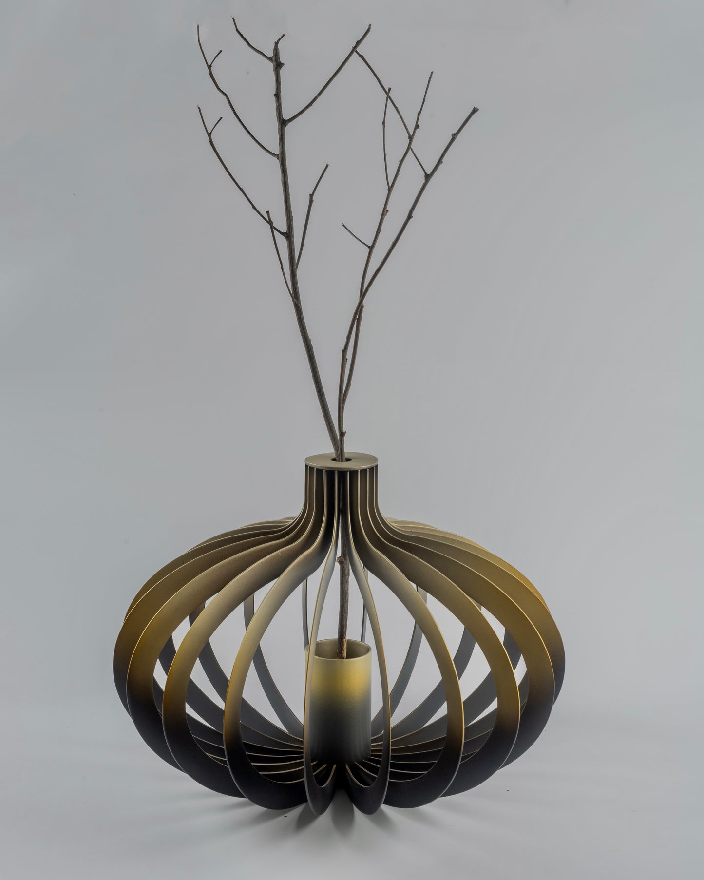 Bloom - designer metal art piece for contemporary luxury home decor by OLKAP