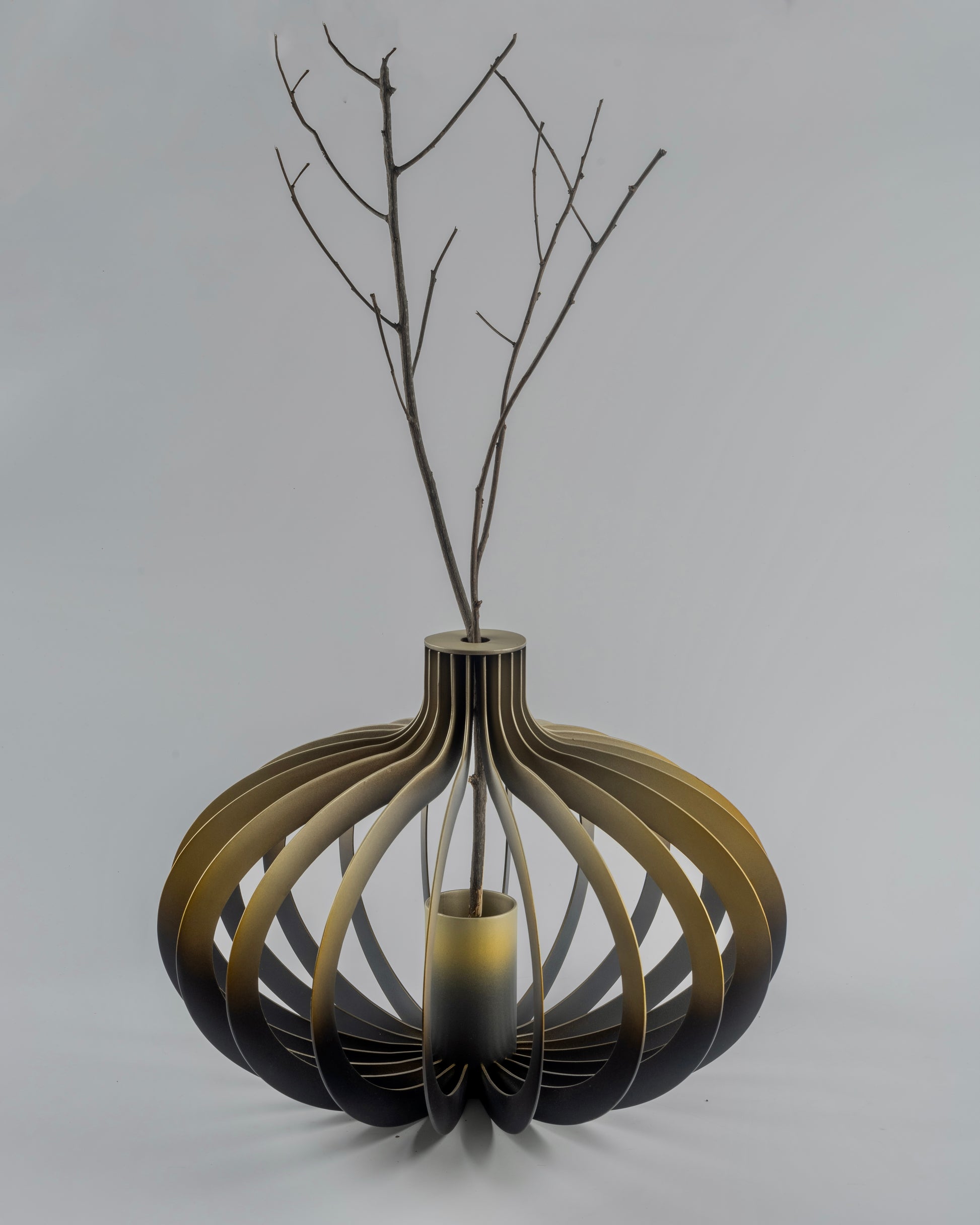 Bloom - designer metal art piece for contemporary luxury home decor by OLKAP