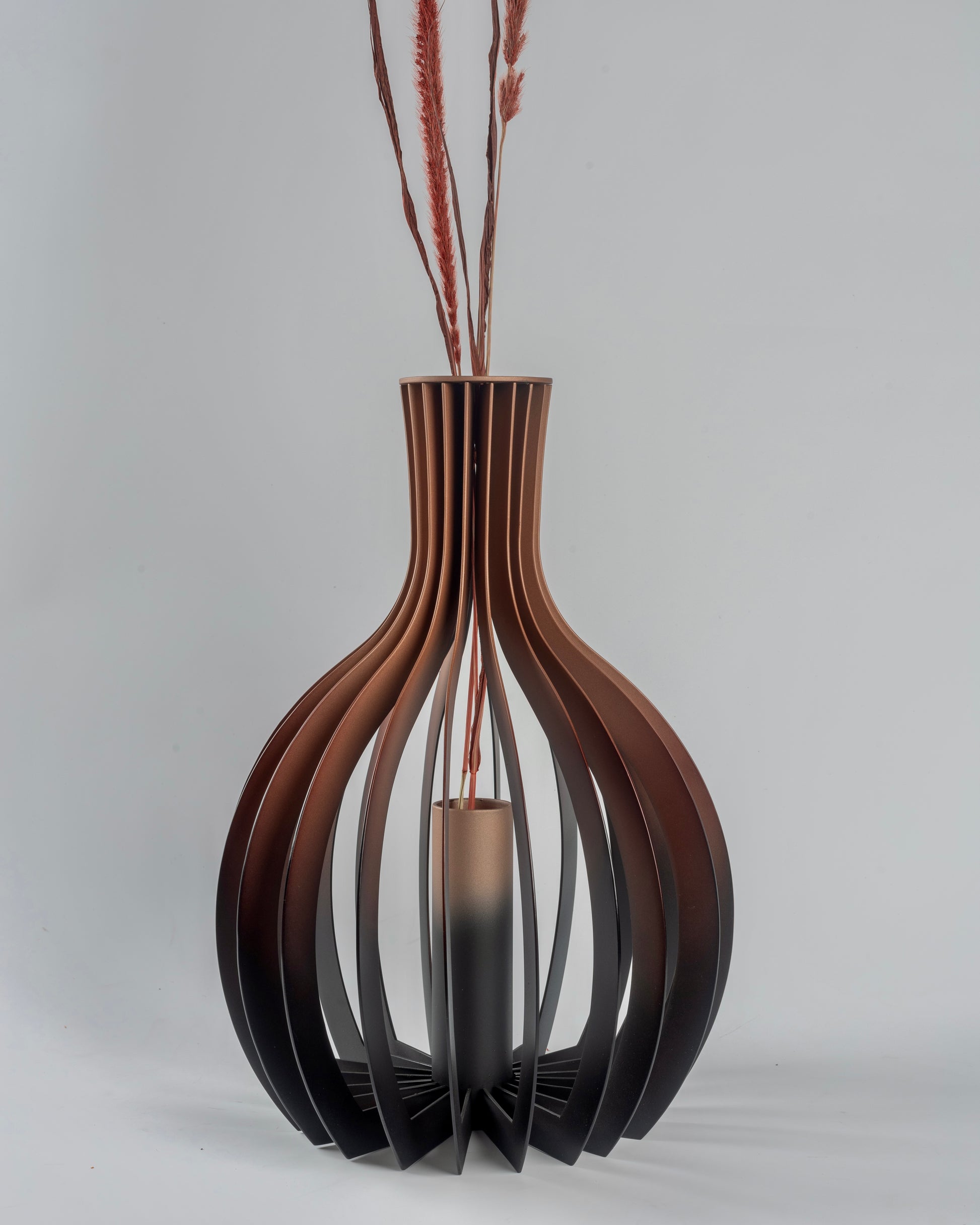 Blossom - designer floral metal sculpture for contemporary luxury home decor by OLKAP