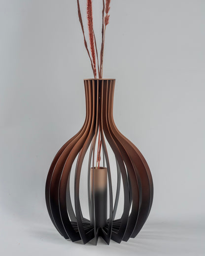 Blossom - designer floral metal sculpture for contemporary luxury home decor by OLKAP