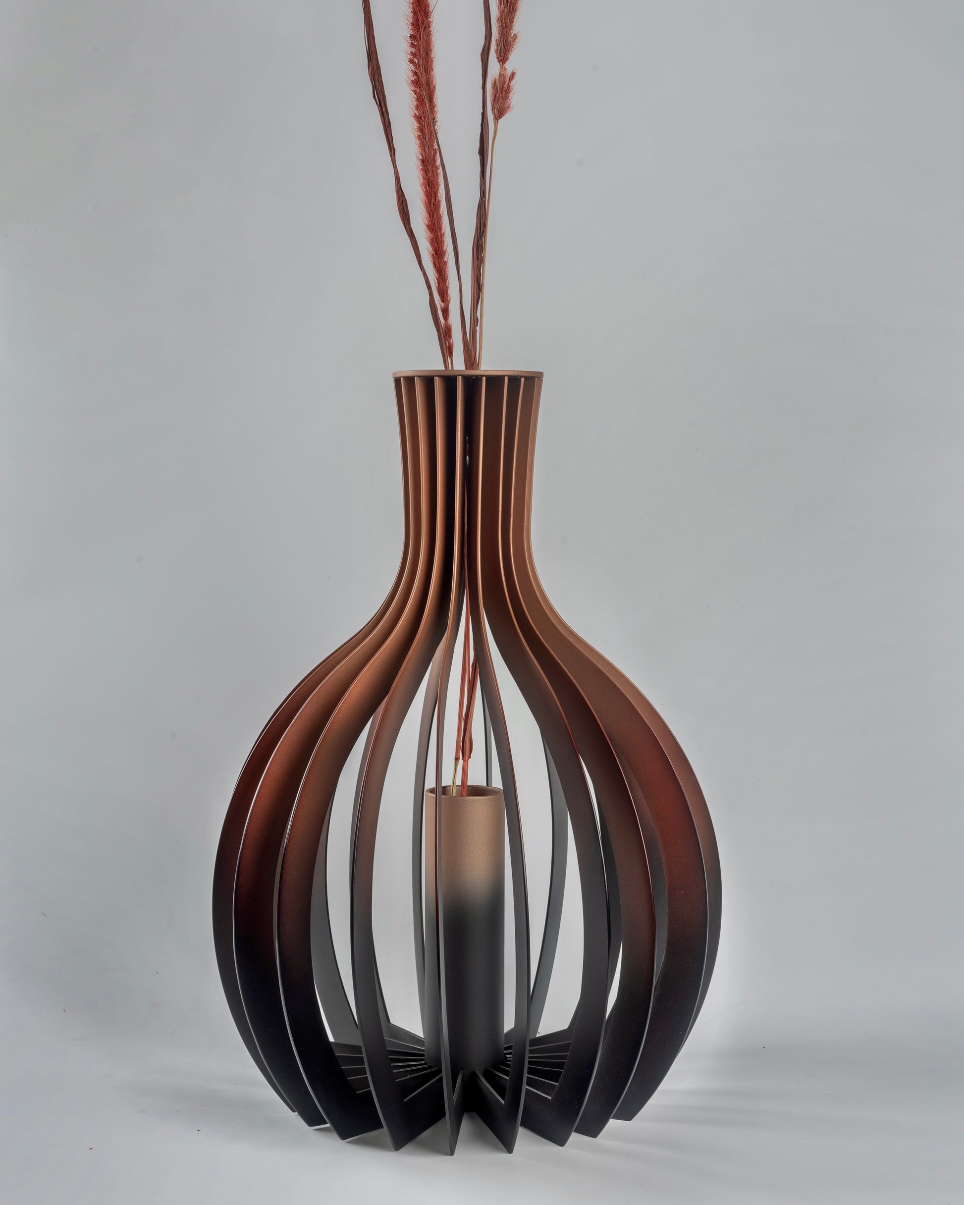 Blossom - designer floral metal sculpture for contemporary luxury home decor by OLKAP