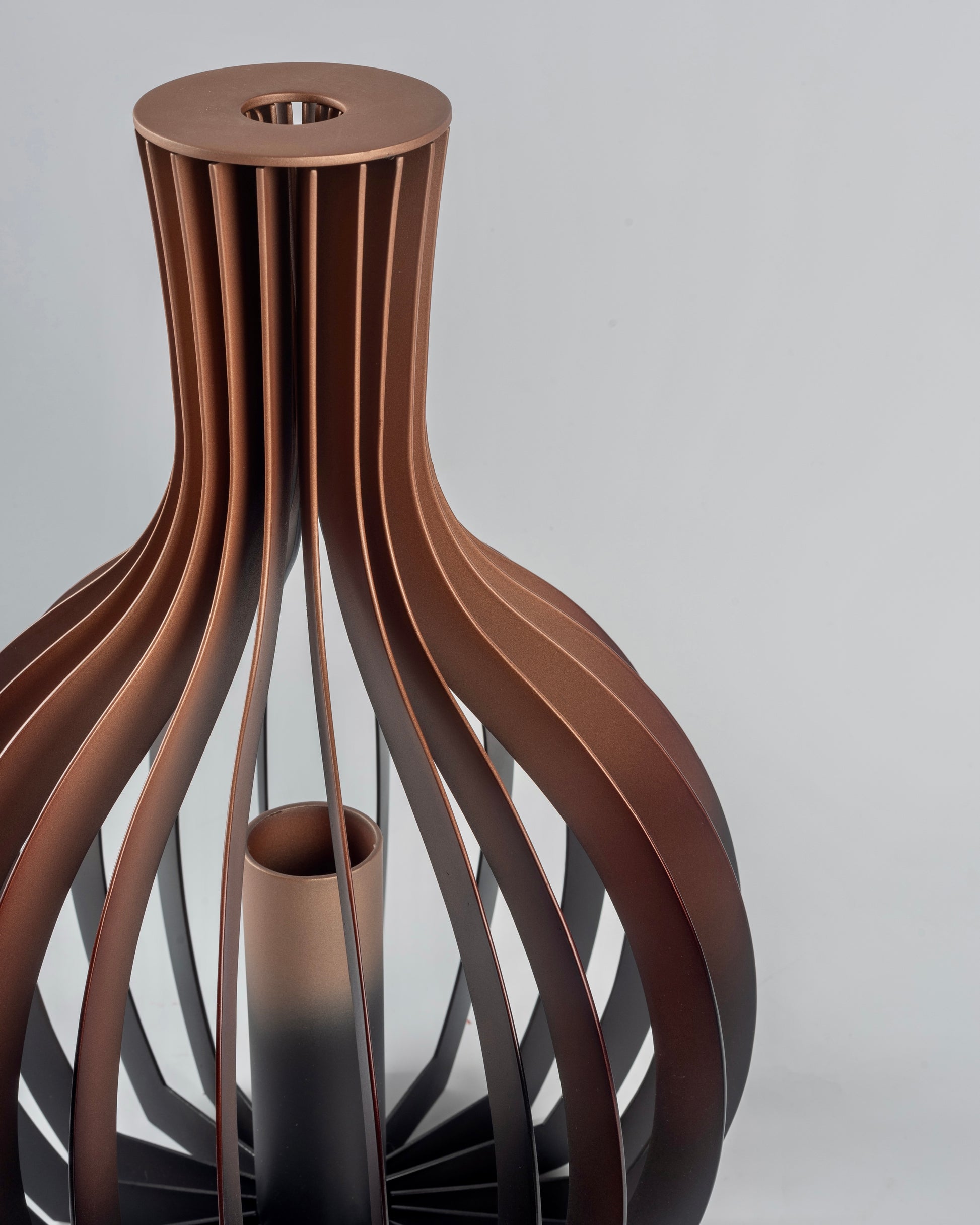 Blossom - designer floral metal sculpture for contemporary luxury home decor by OLKAP