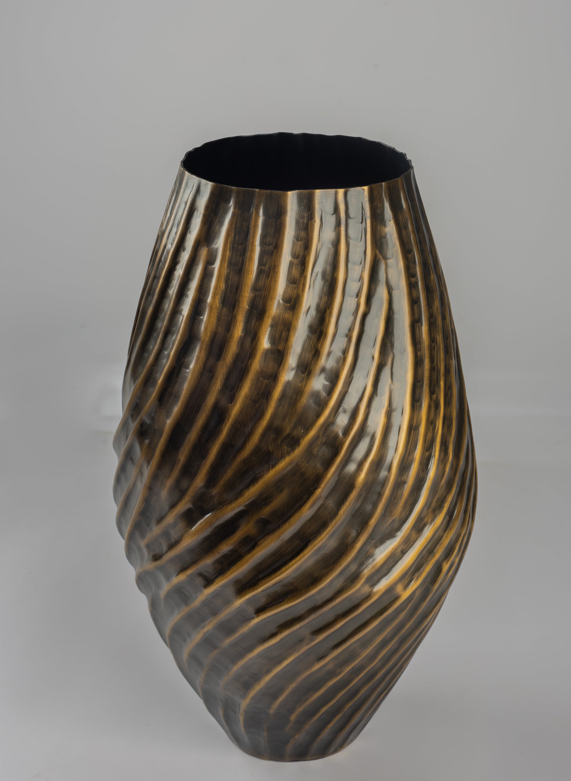 Cascade - designer tiered metal sculpture for contemporary luxury home decor by OLKAP