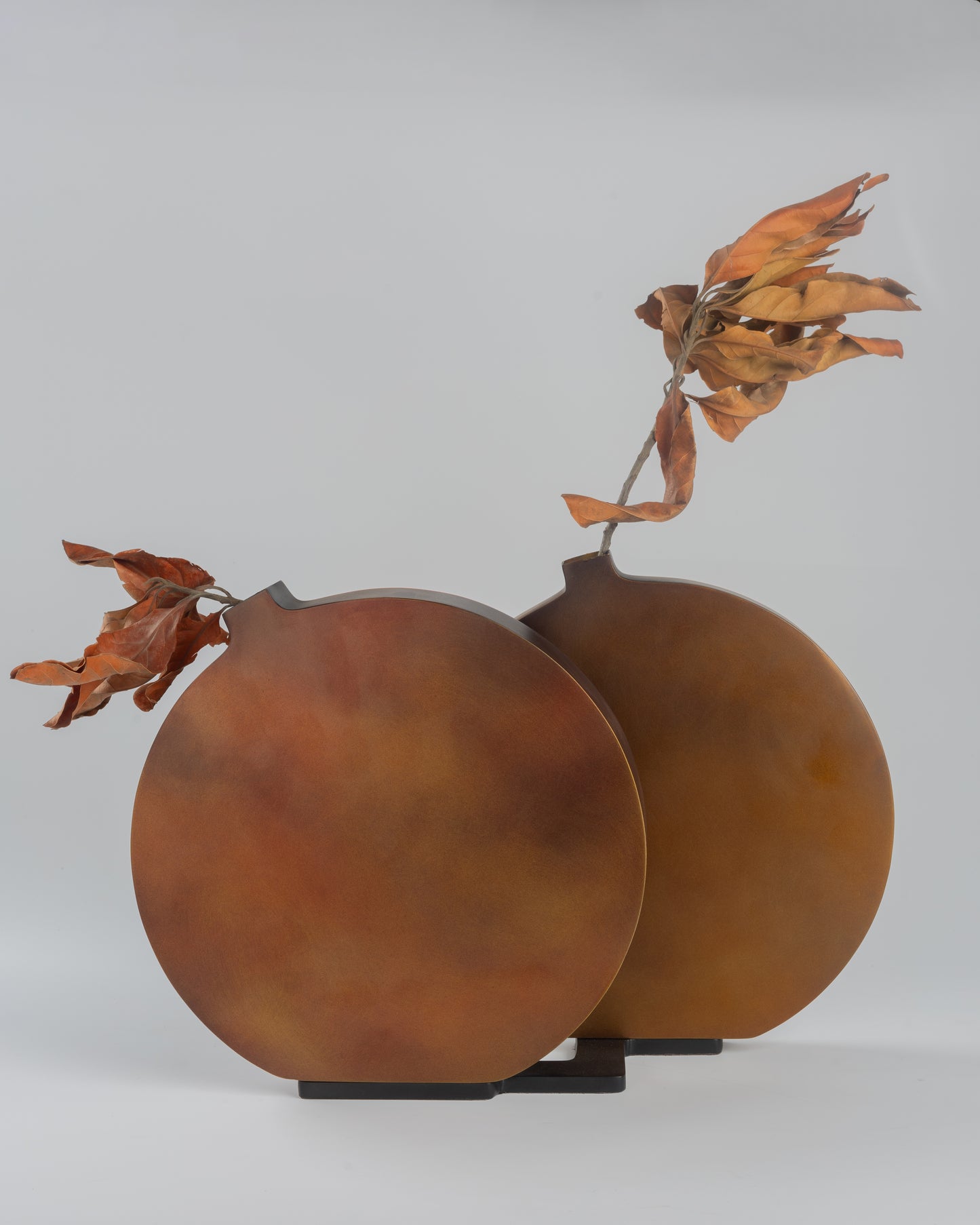 Circolo - designer circular metal accent for contemporary luxury home decor by OLKAP