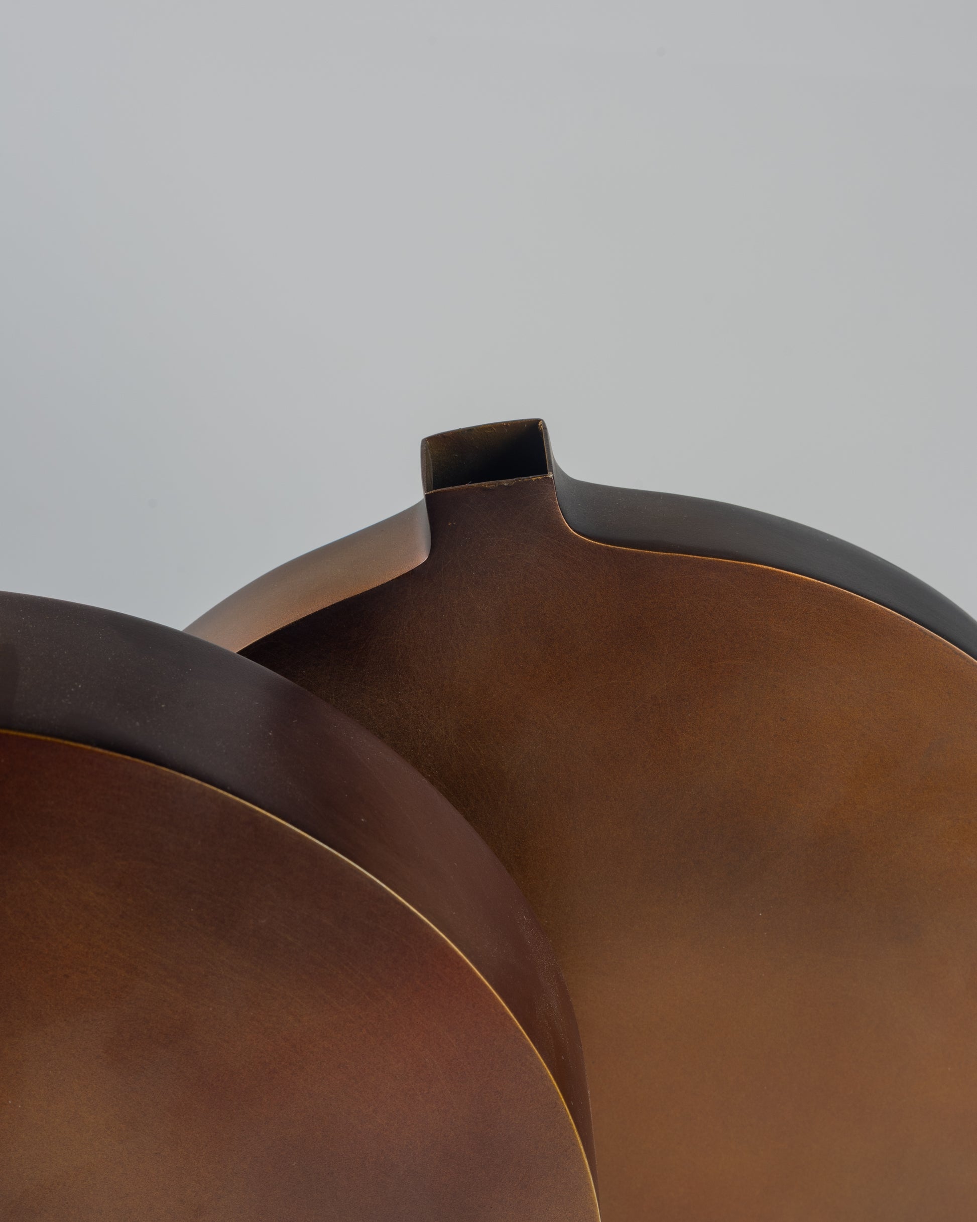 Circolo - designer circular metal accent for contemporary luxury home decor by OLKAP