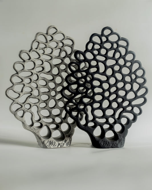 Coral - premium organic metal sculpture for luxury home interiors by Olkap