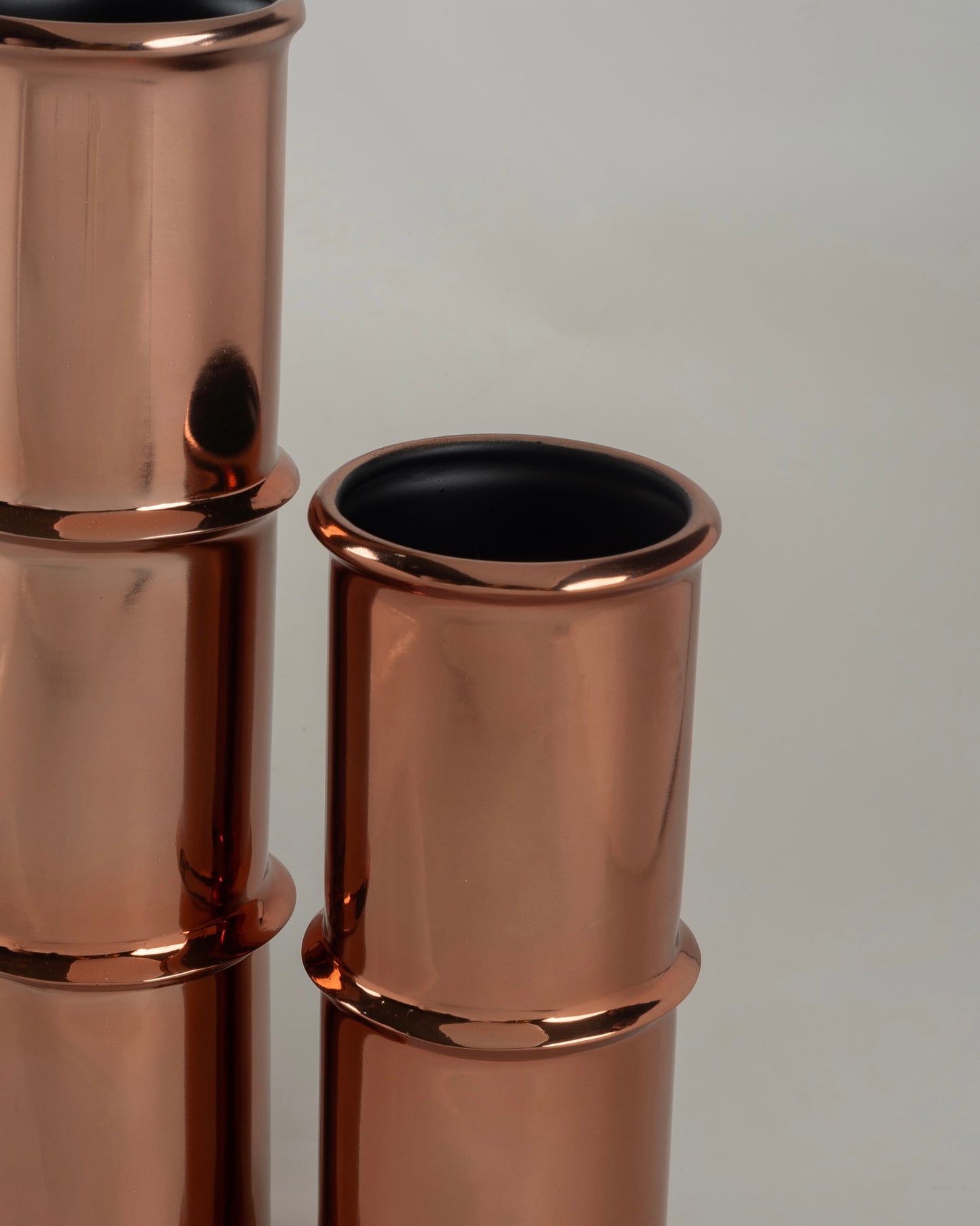 Drums - designer metal storage boxes for contemporary luxury home decor by Olkap