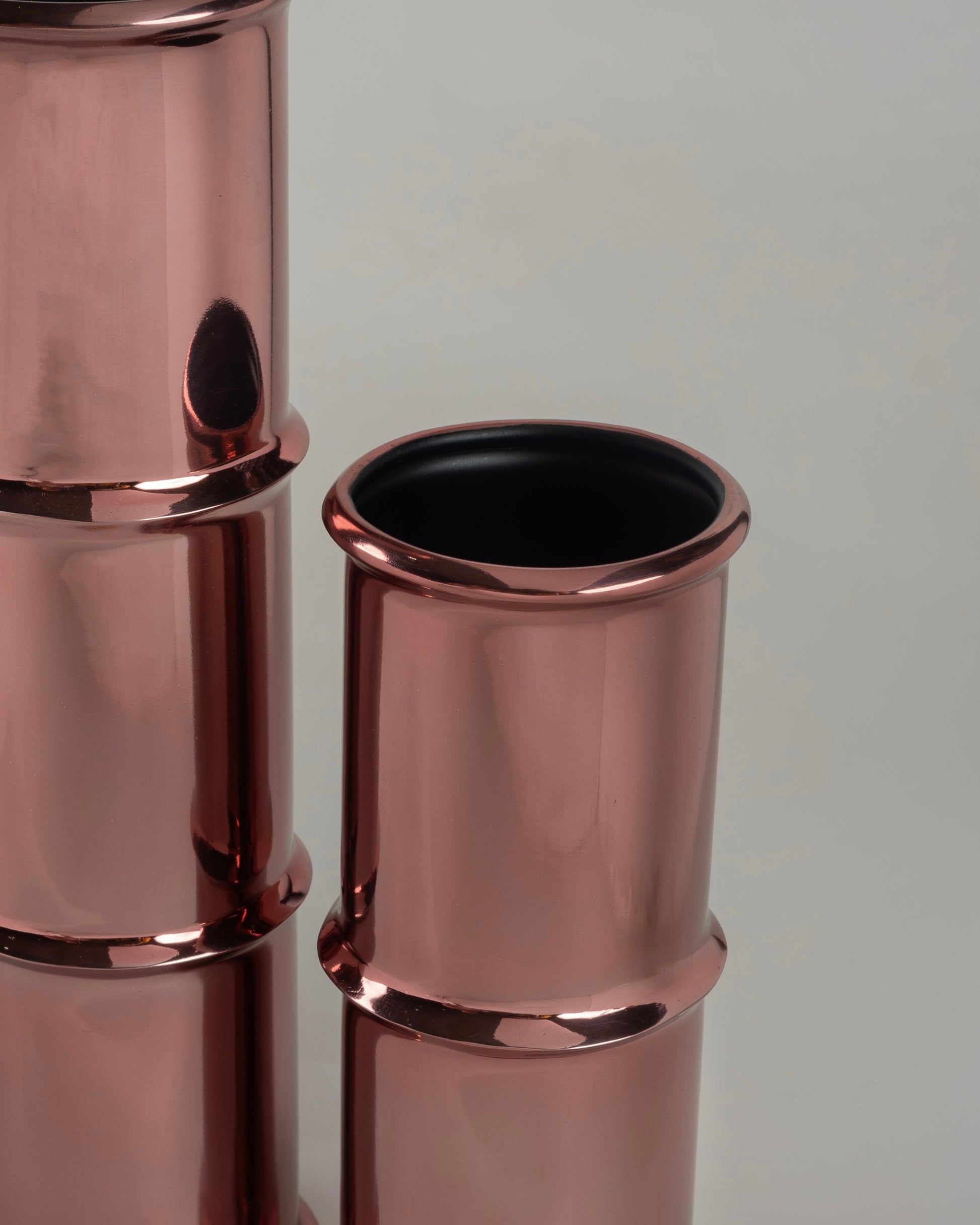 Drums - designer metal storage boxes for contemporary luxury home decor by Olkap