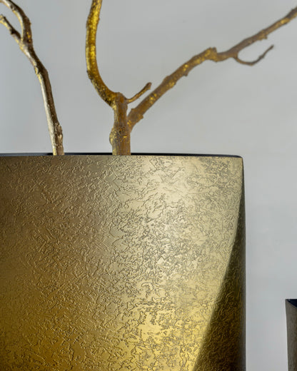 Dusk - designer ombre finish metal accent for contemporary home decor by Olkap