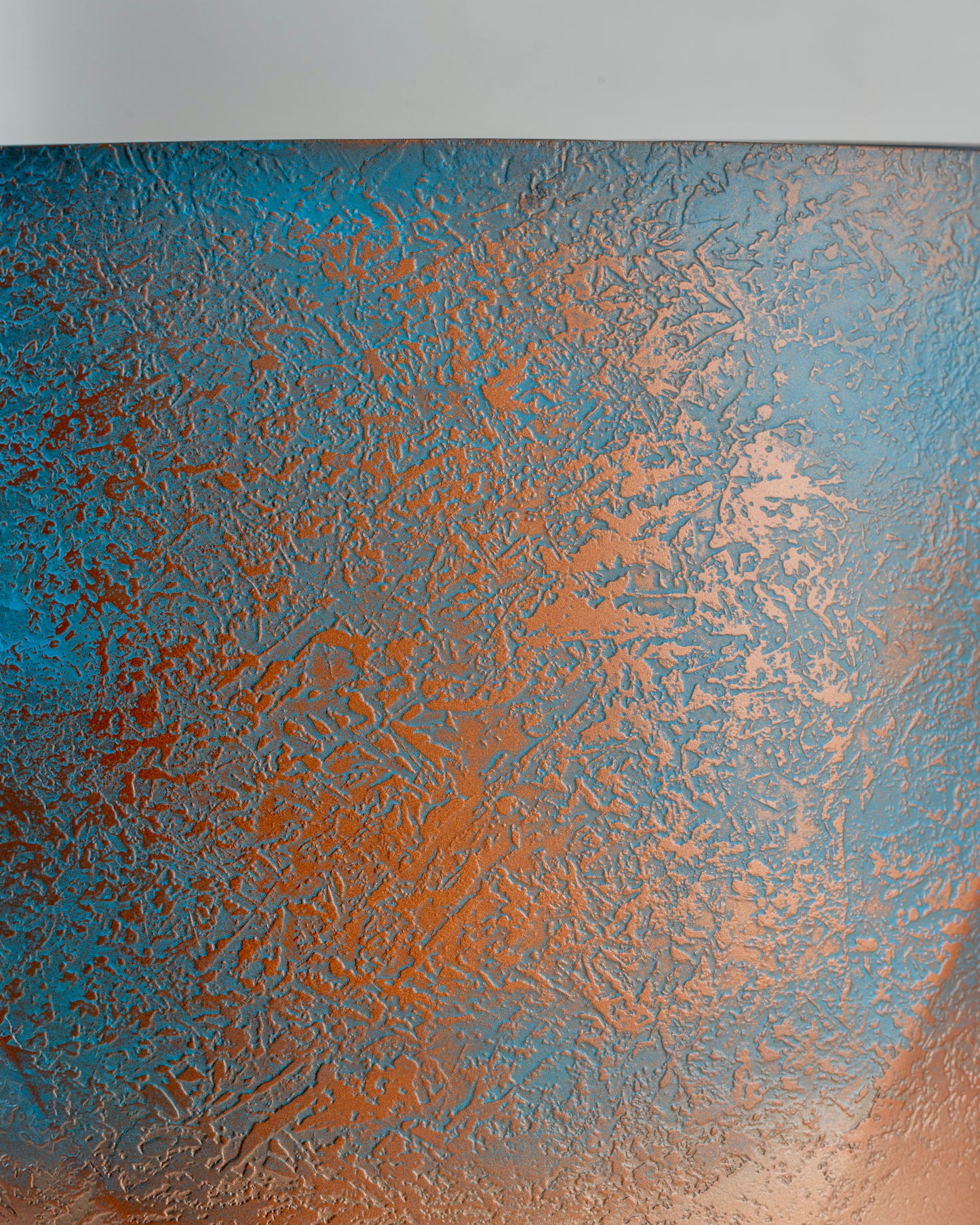 Dusk - designer ombre finish metal accent for contemporary home decor by Olkap