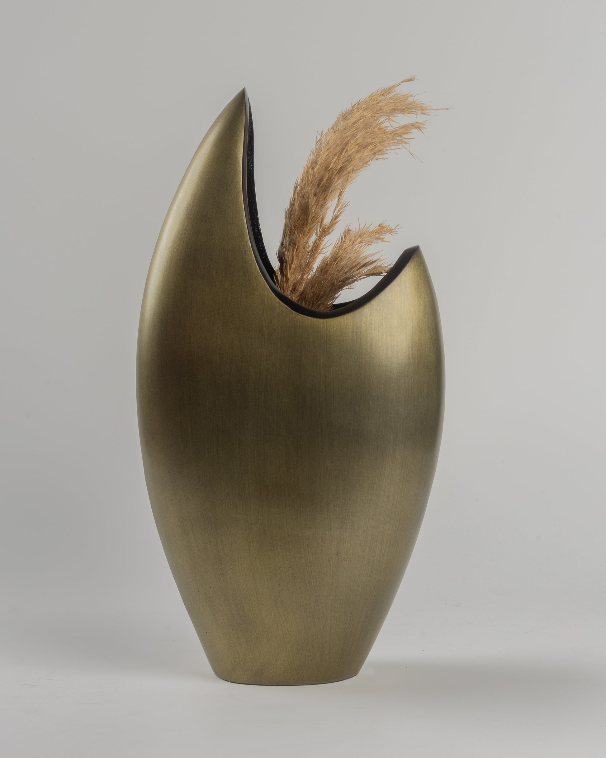 Grace - premium brass bird figurine accent for luxury home ambiance by OLKAP