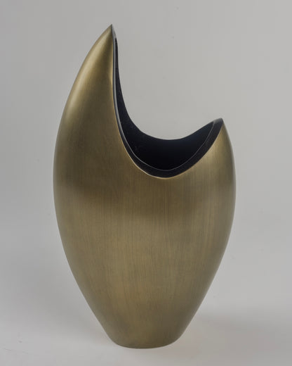 Grace - premium brass bird figurine accent for luxury home ambiance by OLKAP