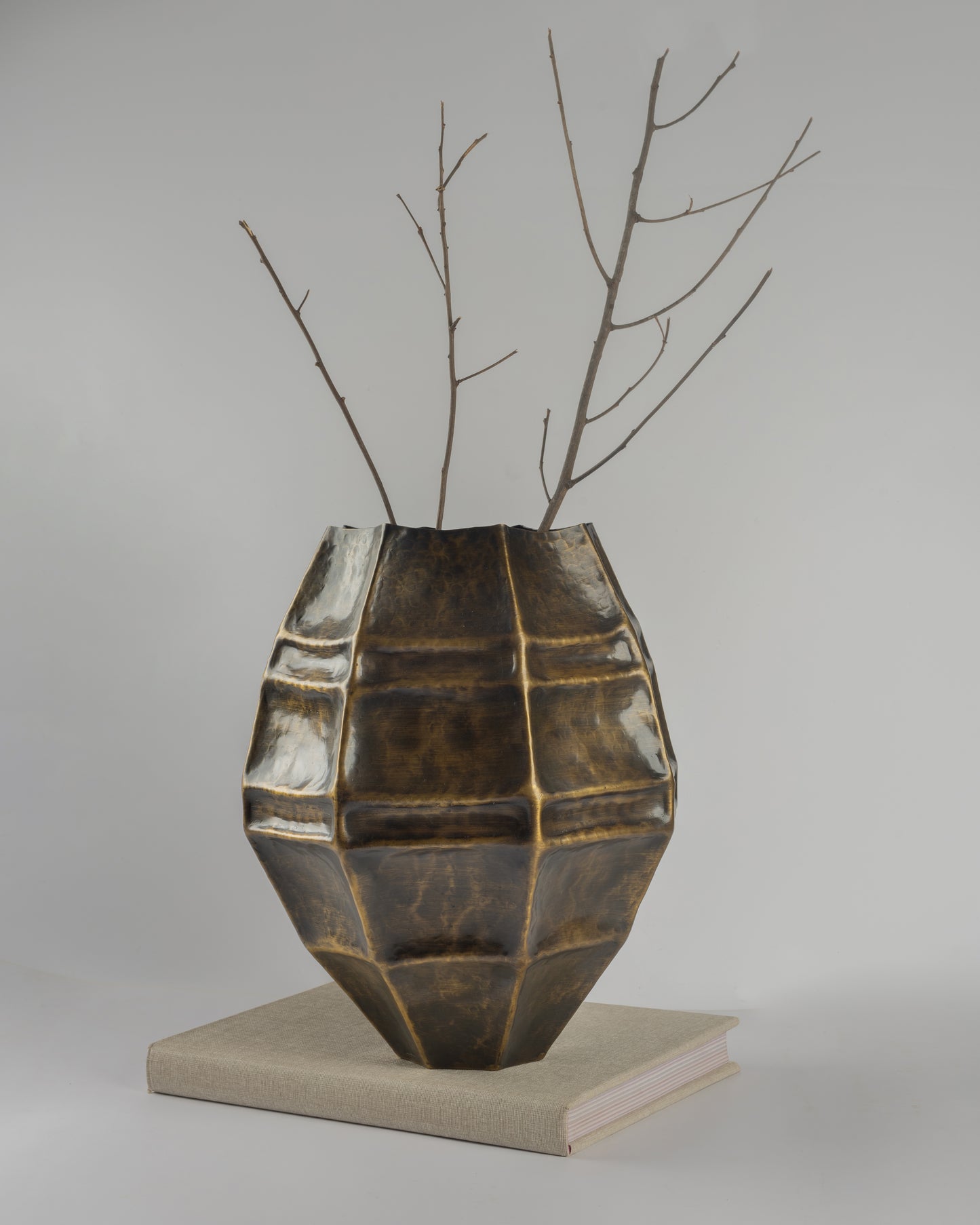 Grenade - designer metal decorative object for contemporary home decor by OLKAP