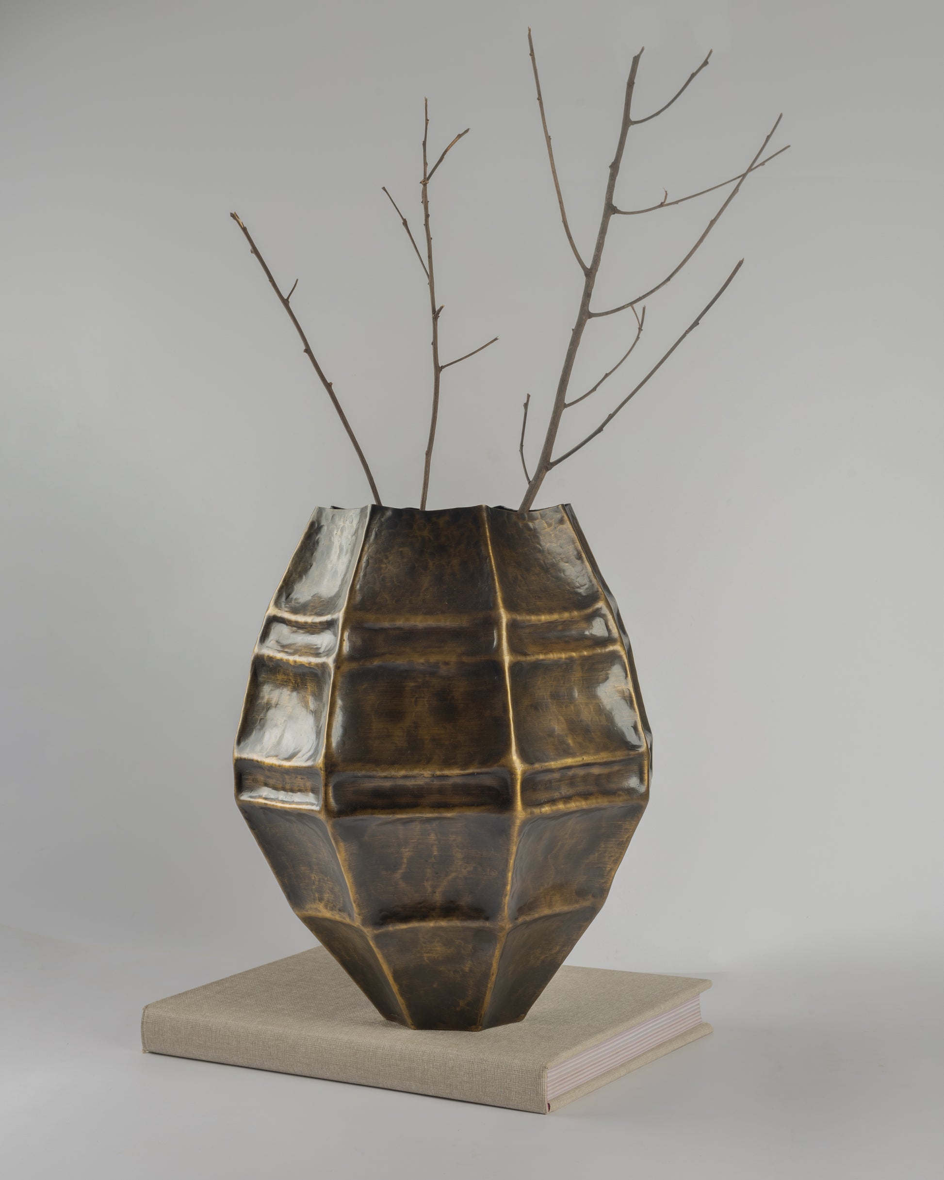 Grenade - designer metal decorative object for contemporary home decor by OLKAP