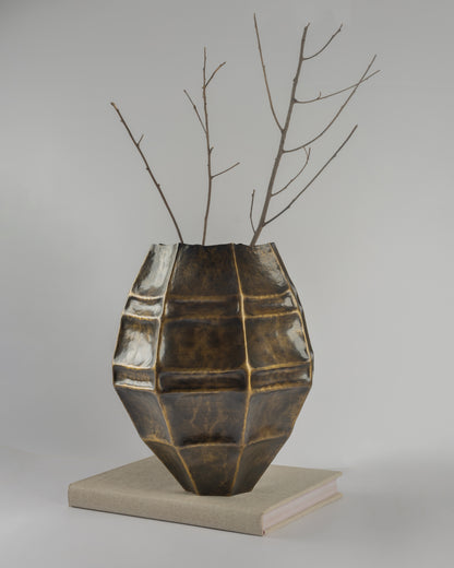 Grenade - designer metal decorative object for contemporary home decor by OLKAP