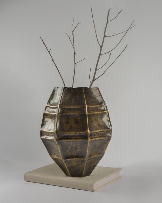 Grenade - designer metal decorative object for contemporary home decor by OLKAP