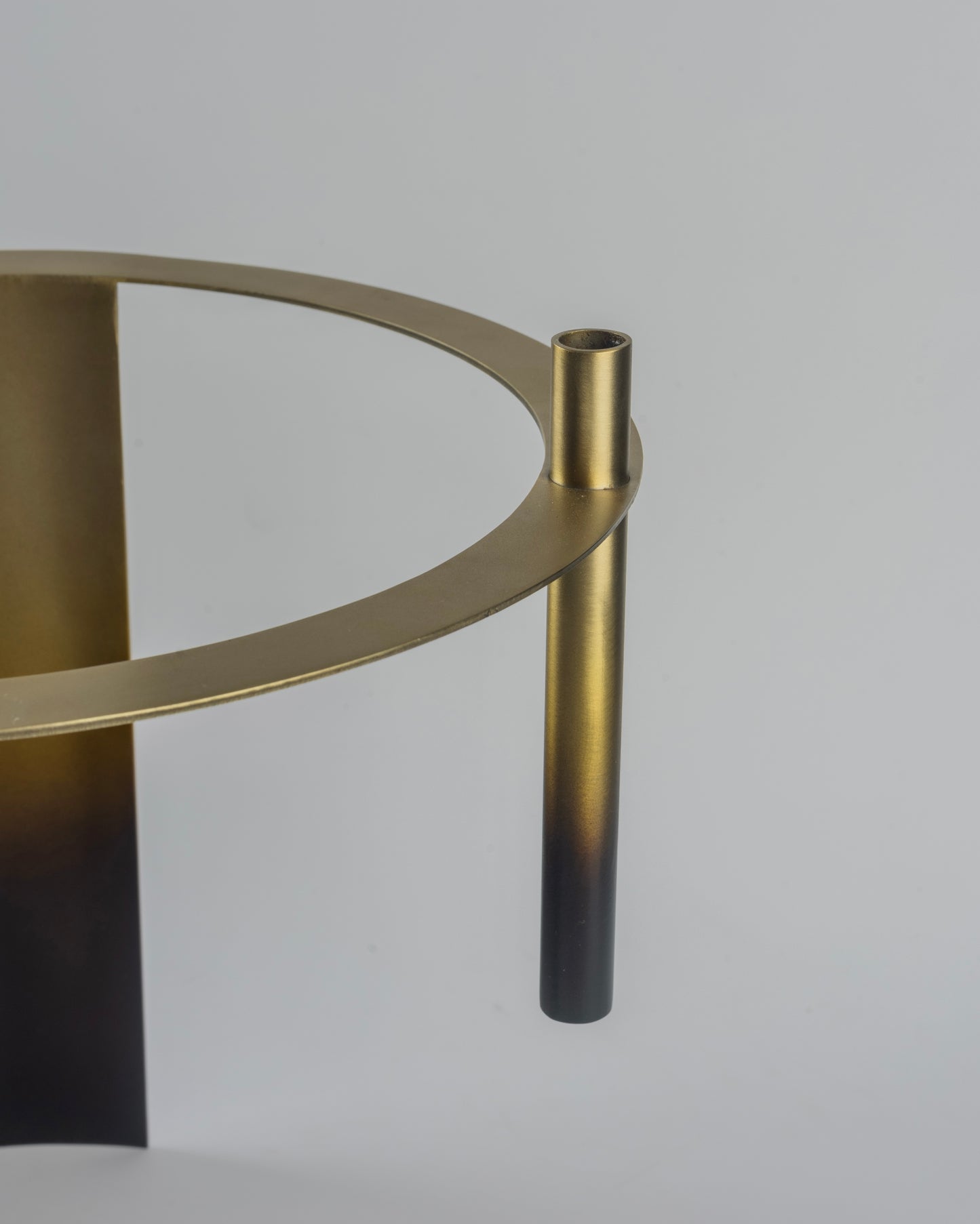 Halo - designer decorative metal ring sculpture for contemporary home decor by OLKAP