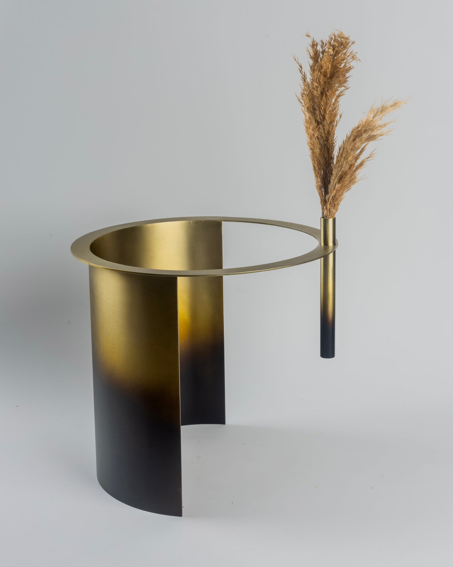 Halo - designer decorative metal ring sculpture for contemporary home decor by OLKAP