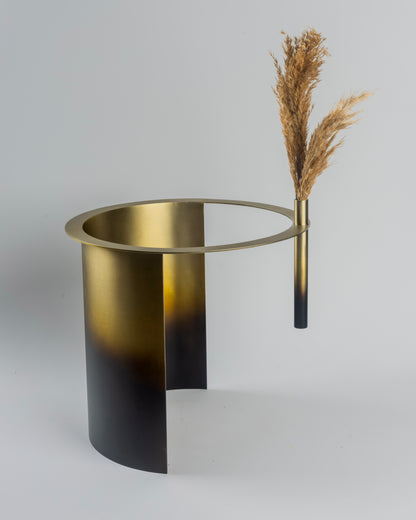 Halo - designer decorative metal ring sculpture for contemporary home decor by OLKAP