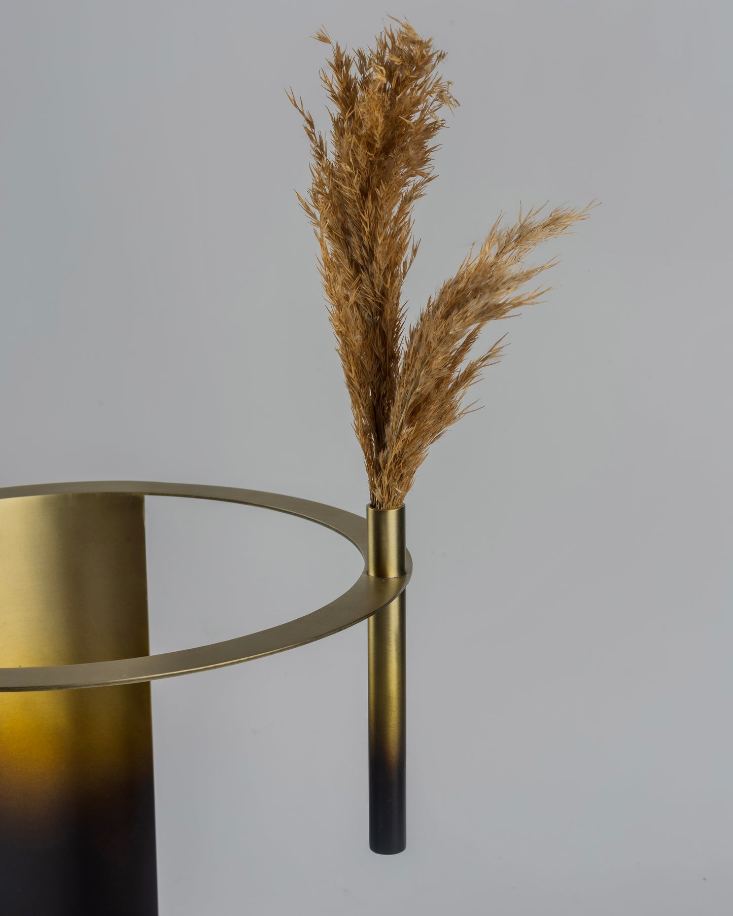 Halo - designer decorative metal ring sculpture for contemporary home decor by OLKAP