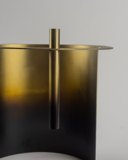 Halo - designer decorative metal ring sculpture for contemporary home decor by OLKAP