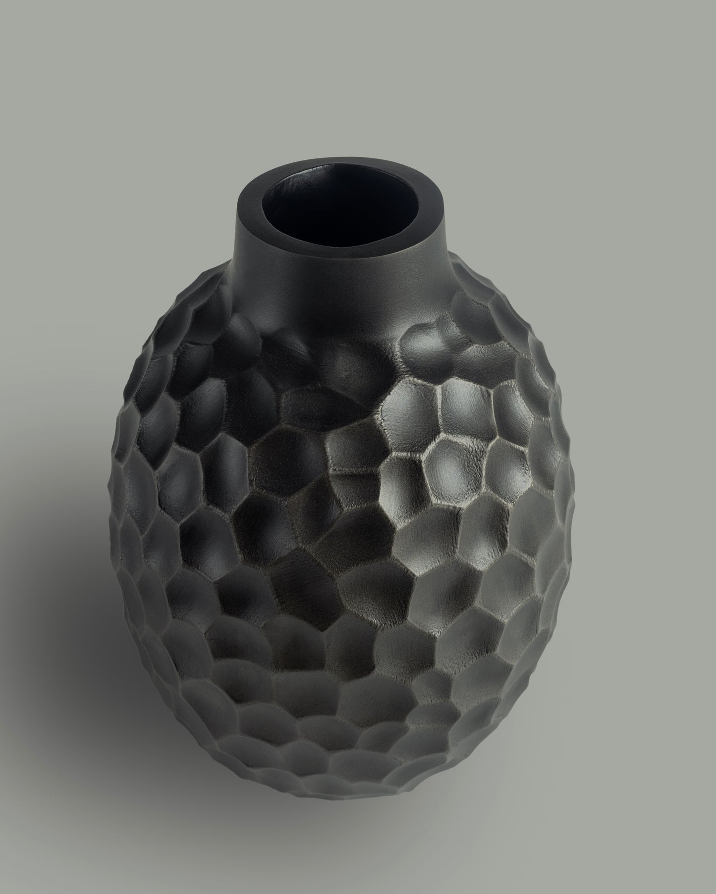 Hive - designer geometric metal bowl for contemporary luxury home decor by Olkap