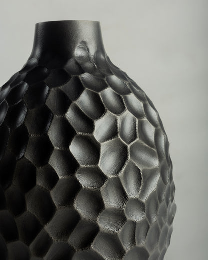 Hive - designer geometric metal bowl for contemporary luxury home decor by Olkap