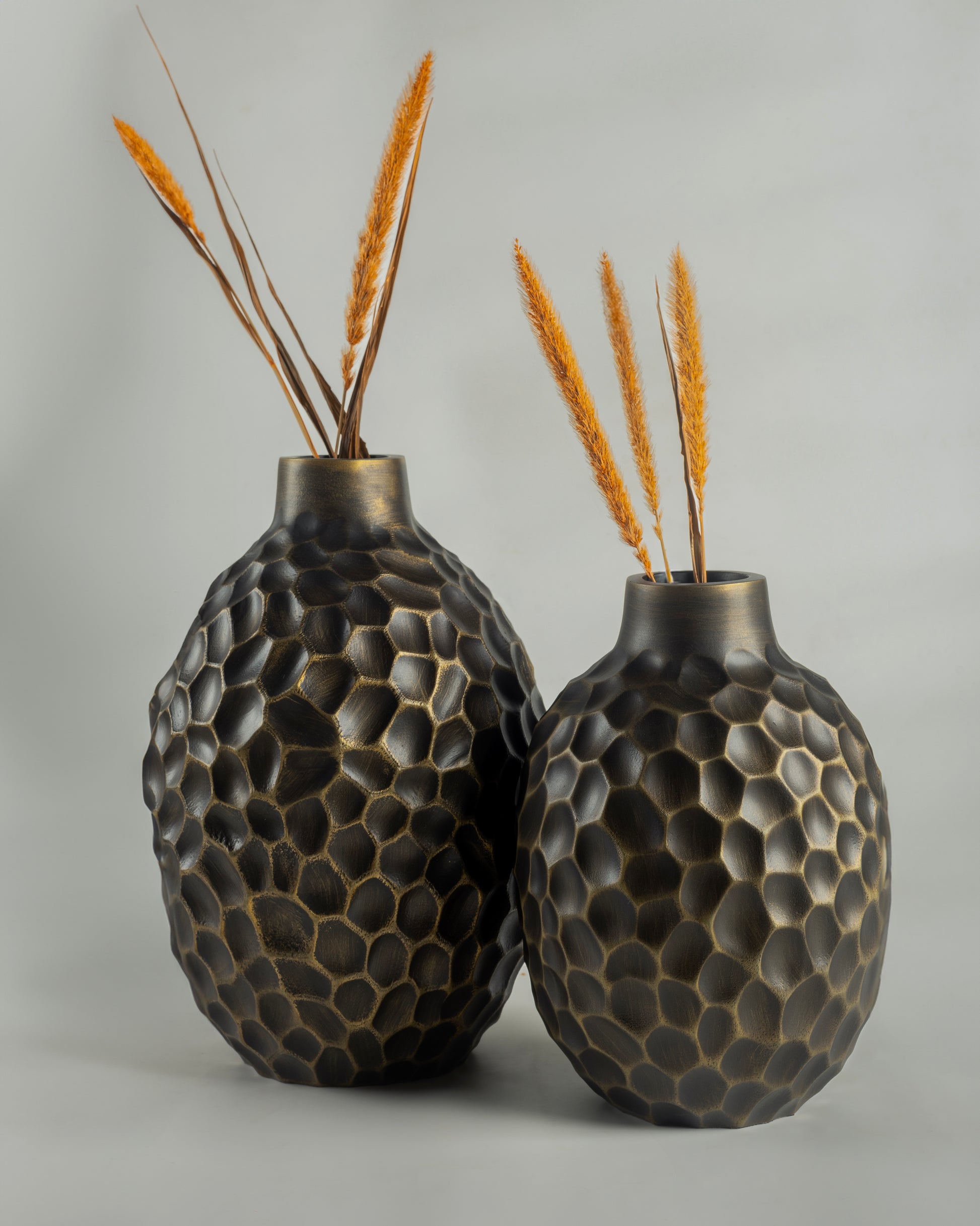 Hive - designer geometric metal bowl for contemporary luxury home decor by Olkap