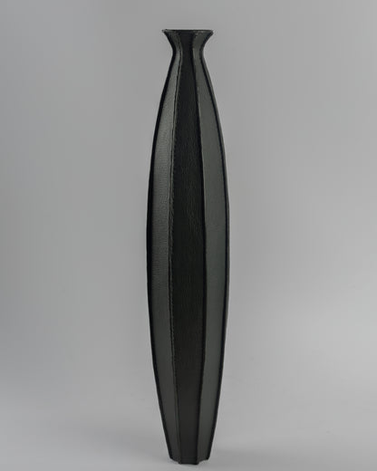 Ignis Leather - luxury metal and leather accent for premium home decor by OLKAP