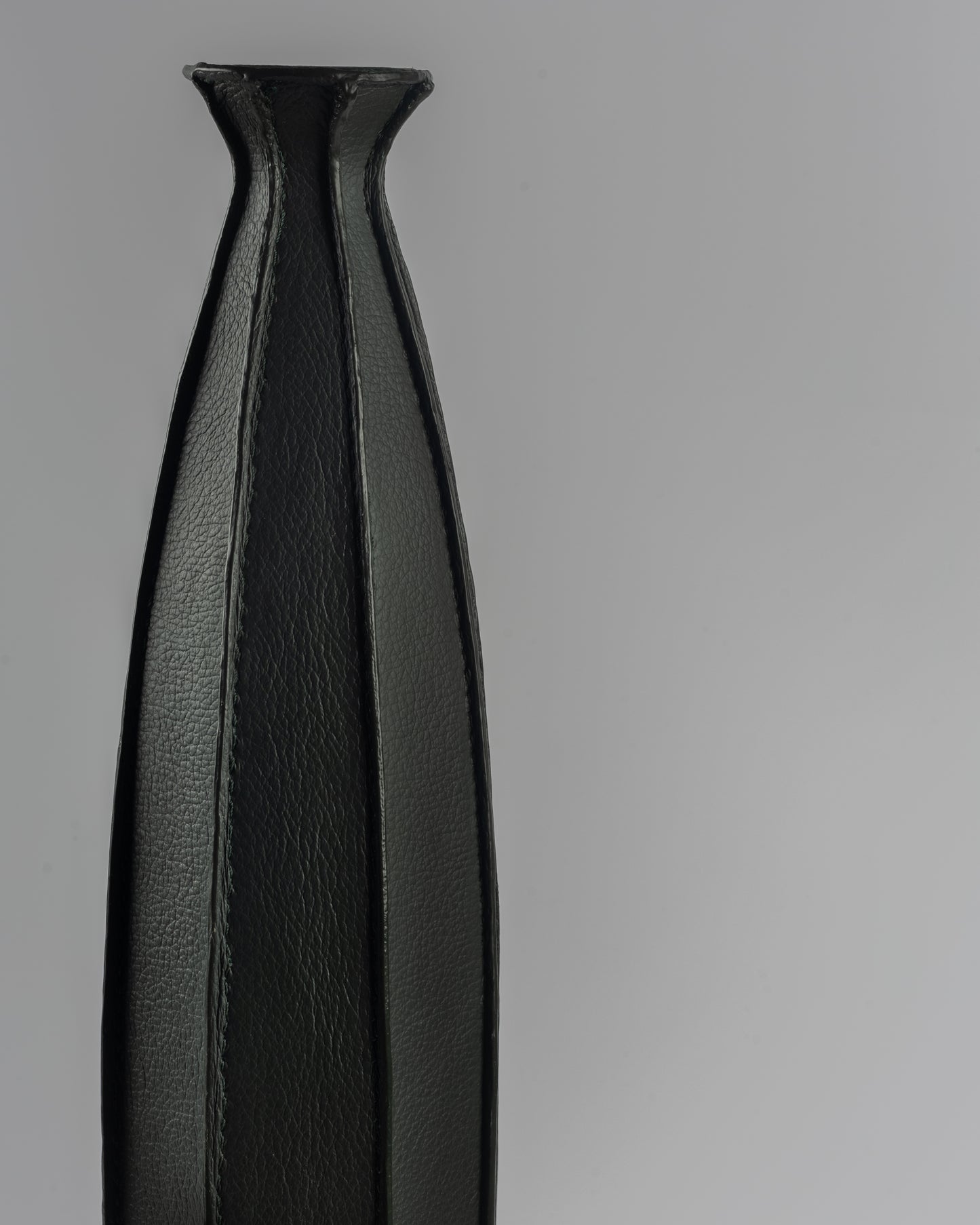 Ignis Leather - luxury metal and leather accent for premium home decor by OLKAP