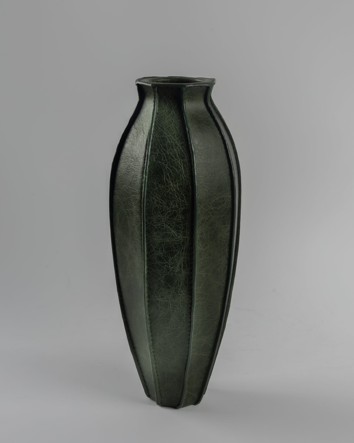 Ignis Leather - luxury metal and leather accent for premium home decor by OLKAP