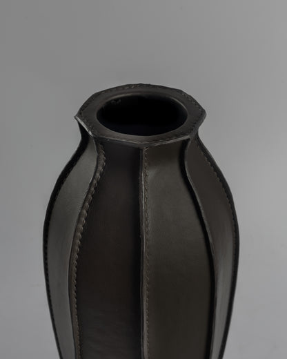 Ignis Leather - luxury metal and leather accent for premium home decor by OLKAP