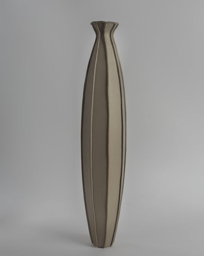 Ignis Leather - luxury metal and leather accent for premium home decor by OLKAP