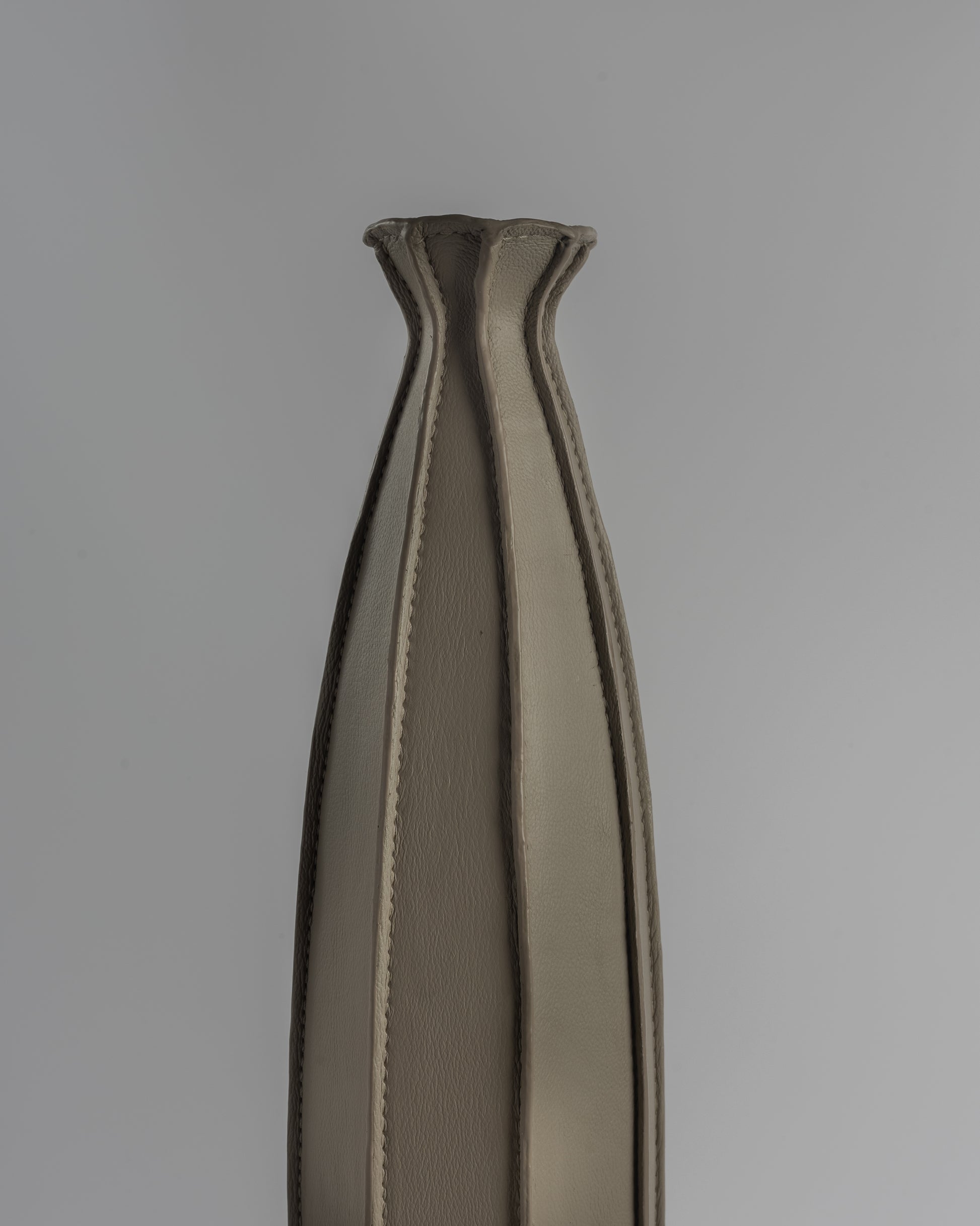 Ignis Leather - luxury metal and leather accent for premium home decor by OLKAP