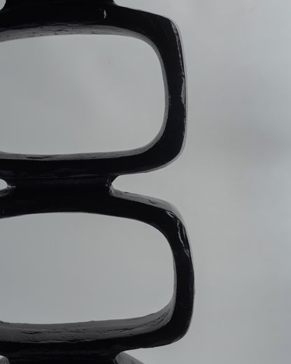 Le Corb OOO - designer metal sphere sculpture for contemporary luxury home decor by Olkap