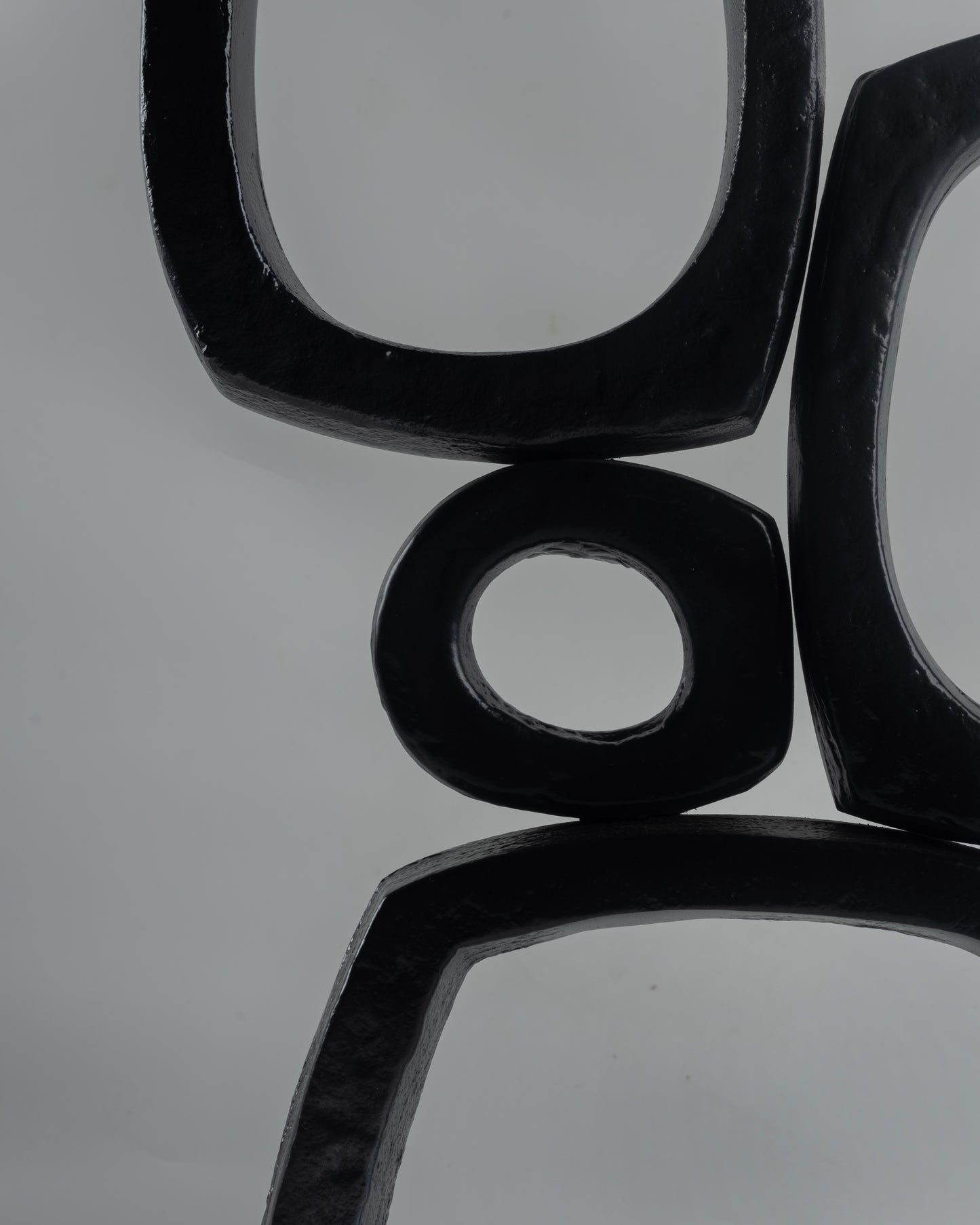 Le Corb OOO - designer metal sphere sculpture for contemporary luxury home decor by Olkap