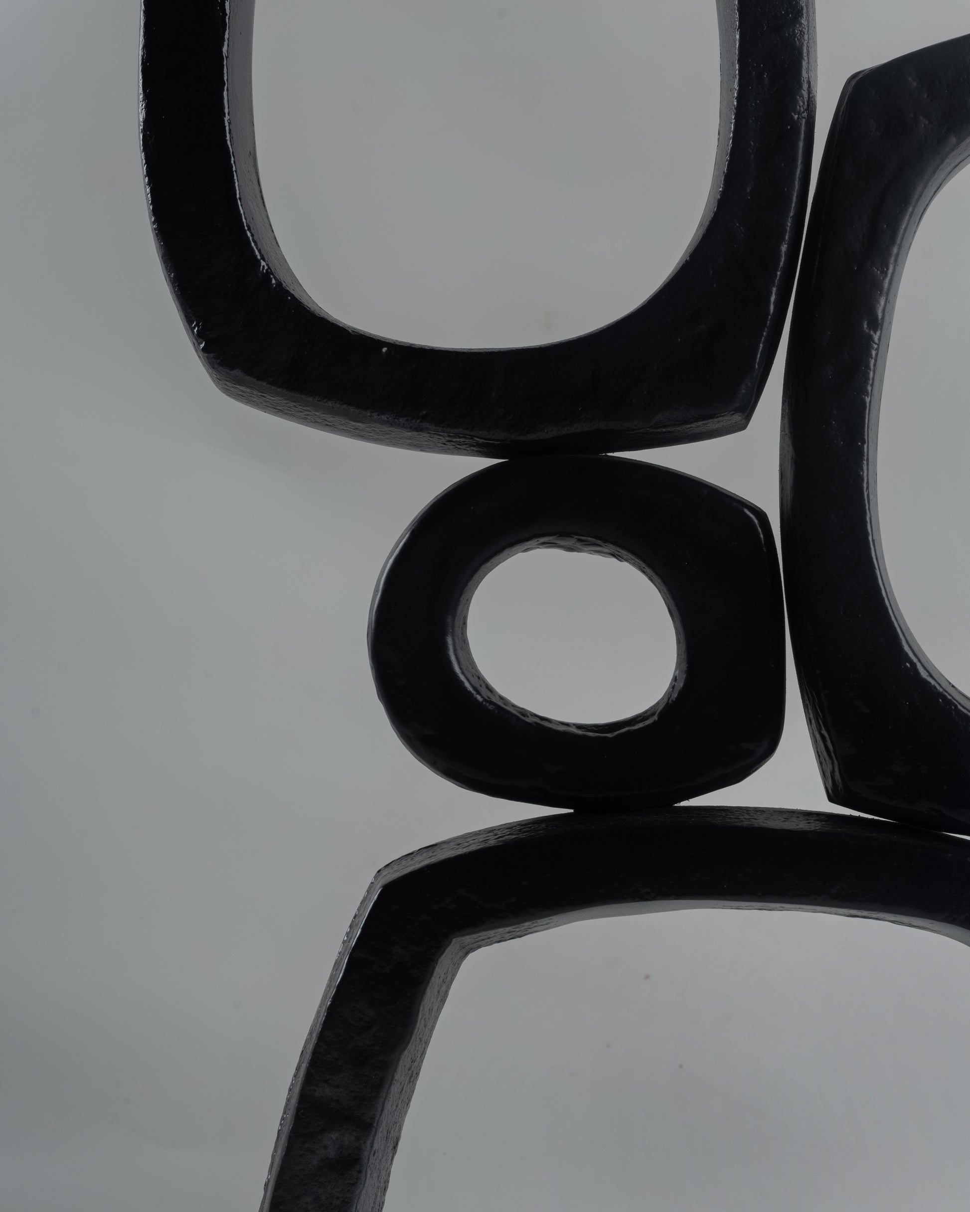 Le Corb OOO - designer metal sphere sculpture for contemporary luxury home decor by Olkap