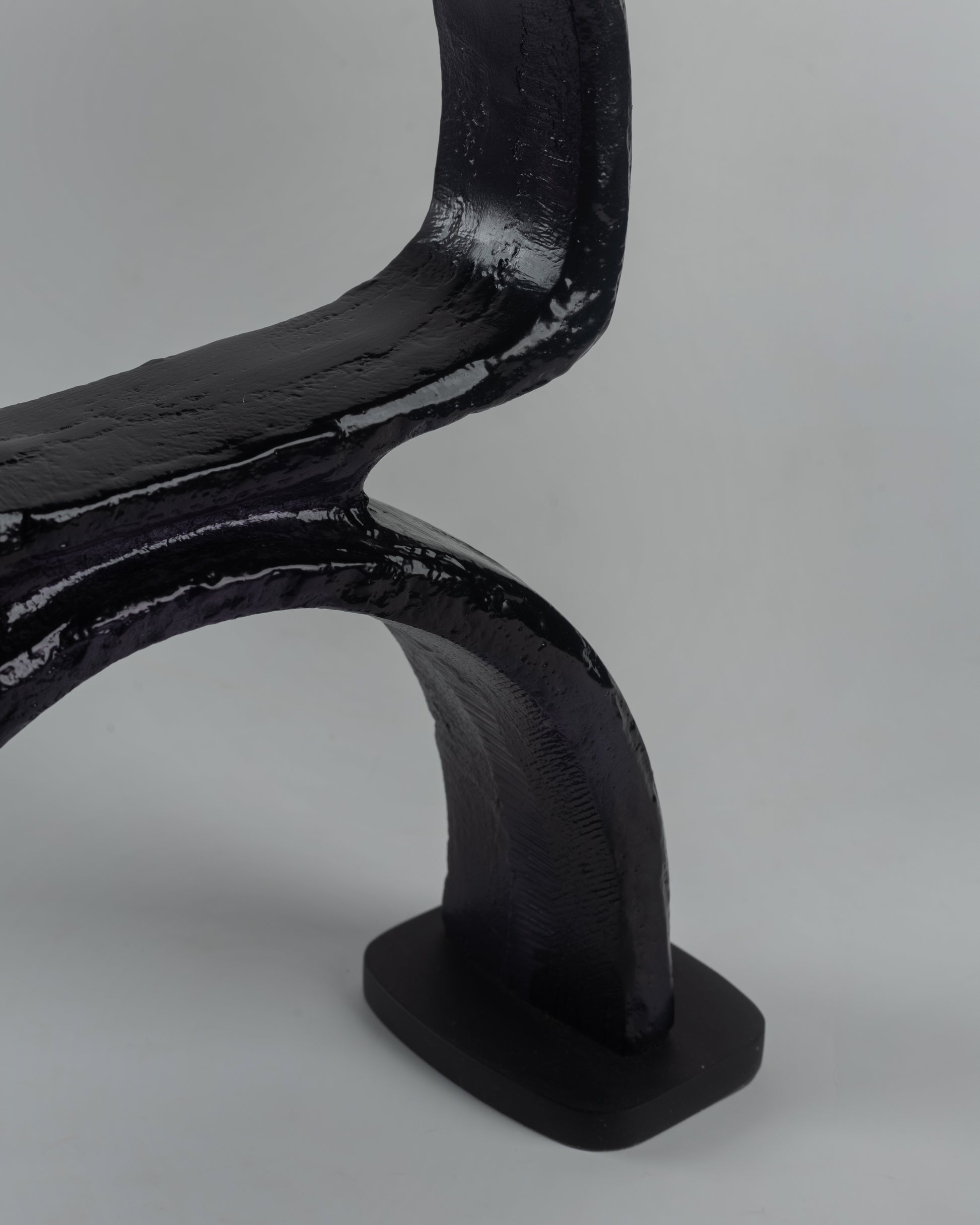 Le Corb OOO - designer metal sphere sculpture for contemporary luxury home decor by Olkap