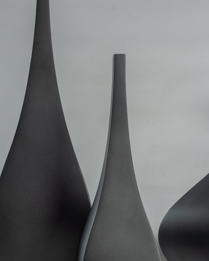 Luma - luxury artistic metal vase for high-end home decor by OLKAP