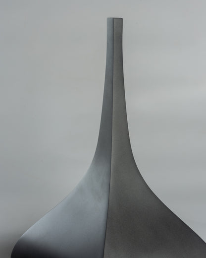 Luma - luxury artistic metal vase for high-end home decor by OLKAP