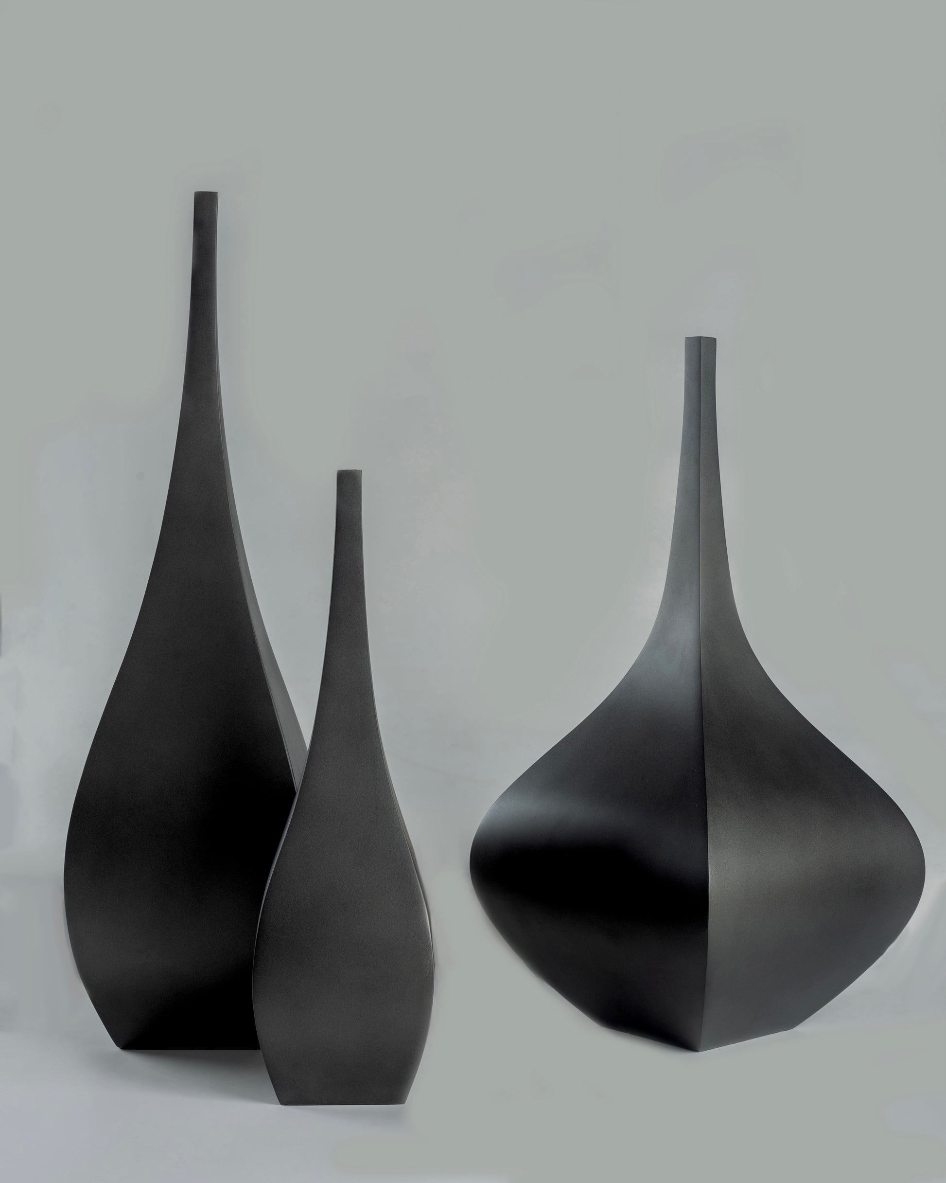 Luma - luxury artistic metal vase for high-end home decor by OLKAP