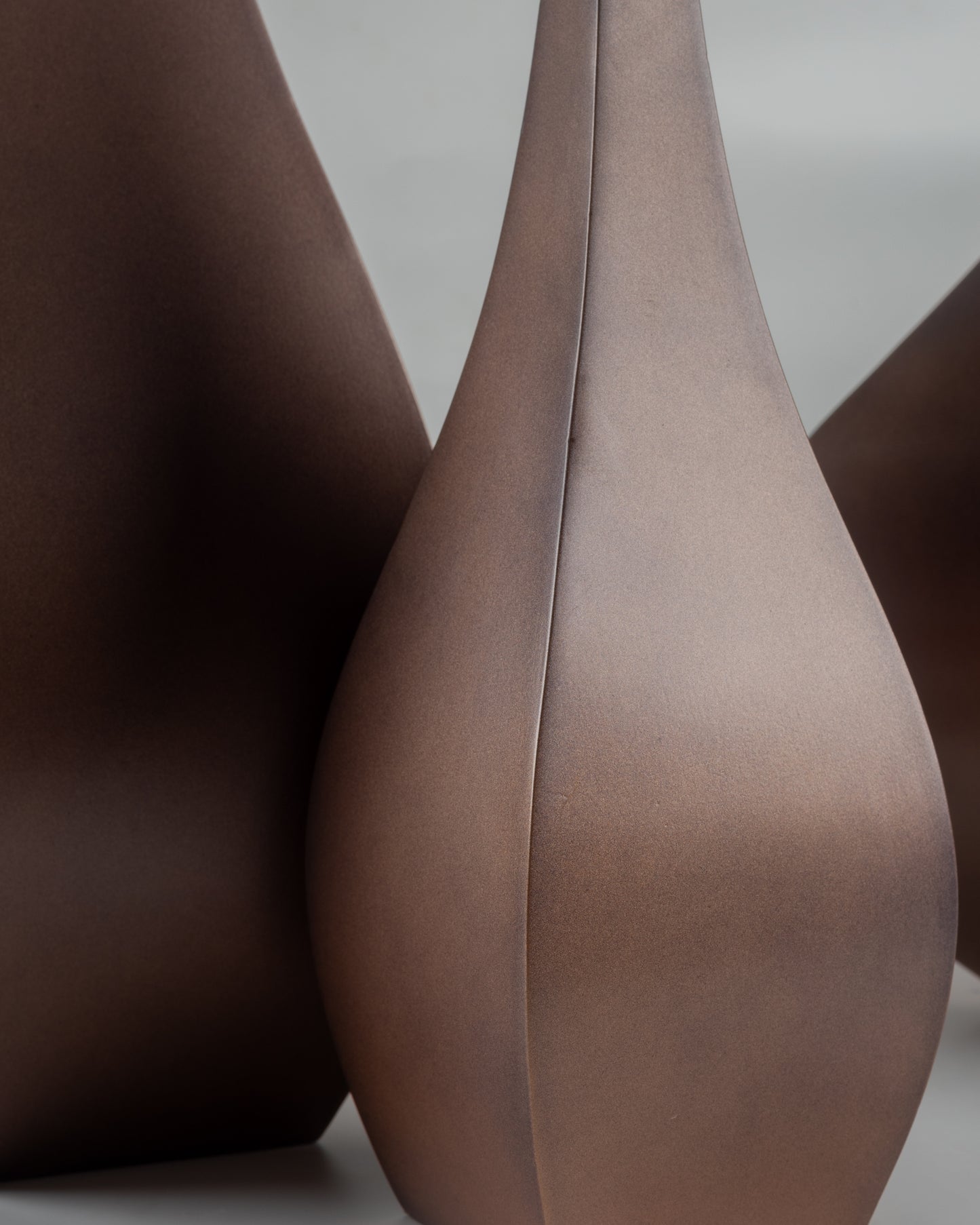 Luma - luxury artistic metal vase for high-end home decor by OLKAP