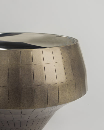 Nova - luxury metal decorative vessels for premium contemporary home decor by Olkap